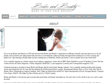 Tablet Screenshot of bridesandbeauty.co.uk